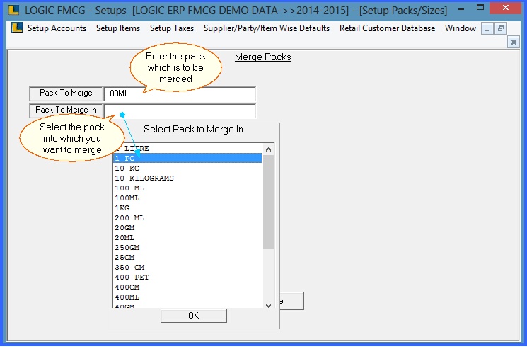 fmcg merge packs